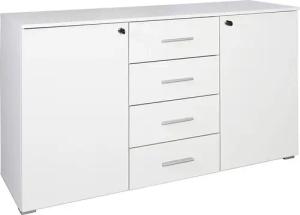 rauch Kombikommode "Schubkastenkommode Türenkommode Sideboard Kommode Büro BUCHHOLZ", (mit Schloss, in Breite 140 cm), viel Stauraum mit abschließbaren Türen MADE IN GERMANY