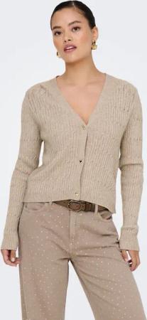 ONLY Strickjacke "ONLKATIA LS CABLE V-NECK CARDIGAN CC KNT"