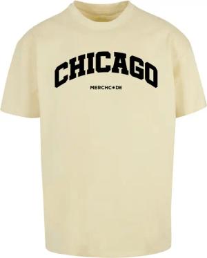 Merchcode T-Shirt "Merchcode Herren Chicago Wording - Heavy Oversize Tee", (1 tlg.)