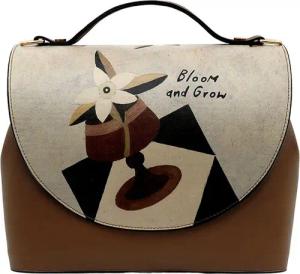 DOGO Henkeltasche "Handy Umhängetasche Bloom And Grow Schultertasche", Vegan