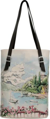 DOGO Umhängetasche "Tall Bag Damen Schultertasche Lago Di Como Damen Schultertasche", Vegan