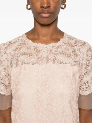 Ermanno Scervino - Lace Overlay Evening Dress - Größe 44 - pink