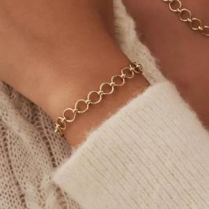 Isabel Bernard Armband - Belleville Axelle 585 Gold Armband - Gr. ONE SIZE - in Gold - für Damen