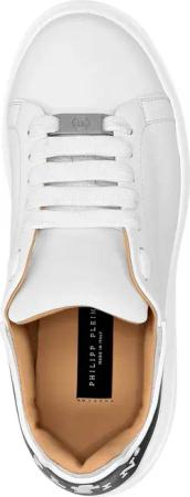Philipp Plein Low-Top Sneaker - Sneaker - Gr. 47 - in Weiß - für Damen