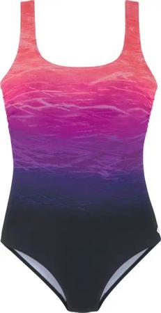 Lascana - Badeanzug Damen pink print