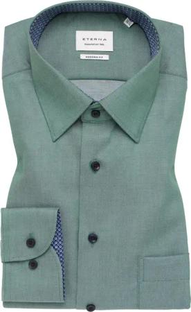 MODERN FIT Hemd in leave strukturiert