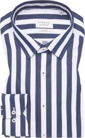 SLIM FIT Hemd in navy gestreift