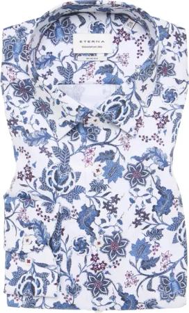 SLIM FIT Hemd in denim bedruckt