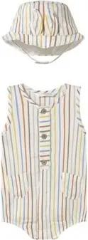 Mayoral Kleider & Outfits 1603 Conjunto pelele y gorro Multicolor