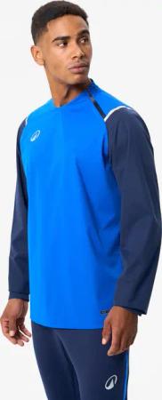 Damen/Herren Fußball Sweatshirt wasserdicht - T500 blau
