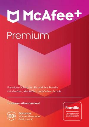 McAfee McAfee+ Premium- Familie (Virenprogramm)
