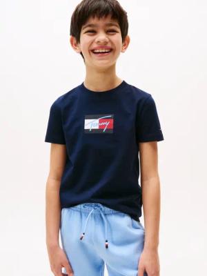 Tommy Hilfiger T-Shirt TOMMY SCRIPT FLAG