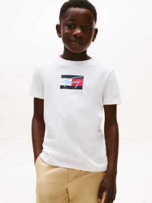 Tommy Hilfiger T-Shirt TOMMY SCRIPT FLAG