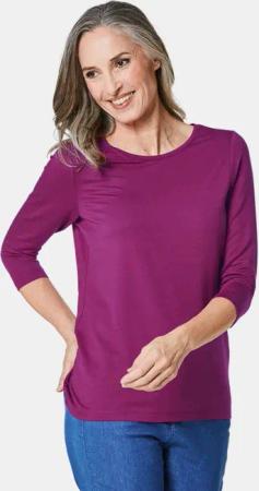 GOLDNER 3/4-Arm-Shirt Kombifreundliches Shirt mit ¾