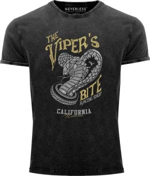 Neverless Print-Shirt Neverless® Herren T-Shirt Vintage