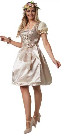 dressforfun Dirndl Frauenkostüm Mini-Dirndl Burgau Modell
