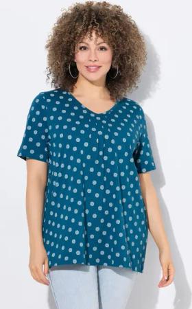 Ulla Popken T-Shirt T-Shirt Biesen A-Linie