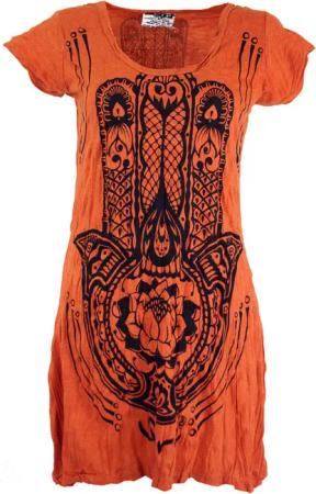 Guru-Shop T-Shirt Sure Long Shirt, Minikleid