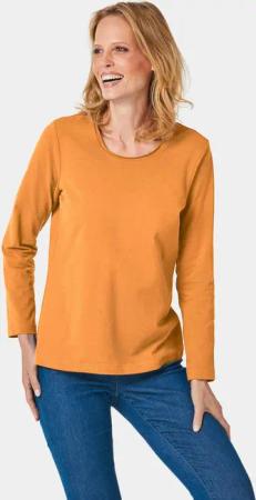 GOLDNER Langarmshirt T-Shirt mit Rundhals