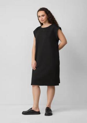 QS Minikleid Kurzes Kleid aus Interlockjersey