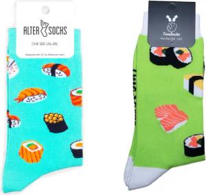 TwoSocks Freizeitsocken Sushi Socken Damen &