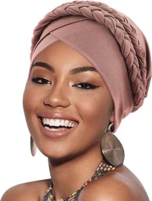 Coonoor Turbanmütze Afrikanischer Damen Geflecht Kopfbedeckung