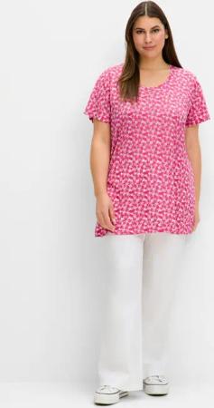 Sheego T-Shirt Kurzarmshirt