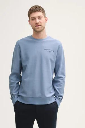 TOM TAILOR Sweatshirt Sweatshirt aus Baumwolle