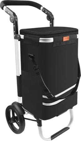 Allyson Einkaufstrolley Einkaufswagen klappbar, Einkauftrolley mit