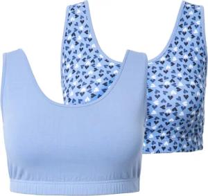 Ulla Popken Bustier Bustiers 2er-Pack Herzen/uni