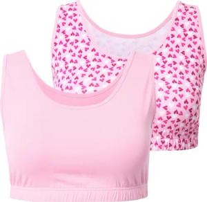 Ulla Popken Bustier Bustiers 2er-Pack Herzen/uni