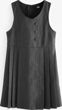 Next Latzkleid Latzkleid mit asymmetrischer Knopfleiste