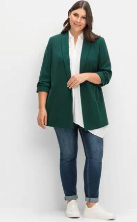 Sheego Blusenblazer Longblazer