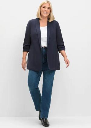 Sheego Blusenblazer Longblazer