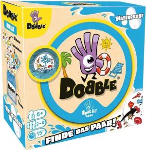 Asmodee Spiel Dobble Waterproof, Party-/ Reaktionsspiel,