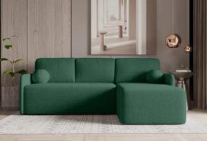 Compleo Ecksofa klein boucle, Eckcouch mit