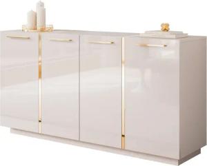 ALLHOUSE24 Kommode DIAMANT GOLD Hochglanz 158