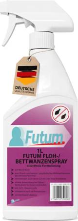FUTUM Insektenspray Anti-Bettwanzen-Spray Floh-Mittel Ungeziefer-Spray, 1-St.,