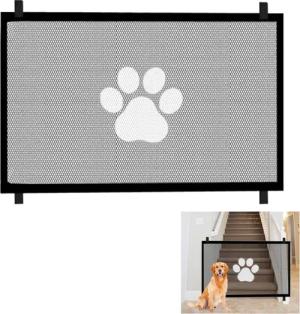 Beaface Türschutzgitter Hund Hundebarrieren, Tragbare Absperrgitter