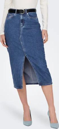 ONLY Jeansrock "ONLSIRI FRONT SLIT SKIRT DNM GUA NOOS"