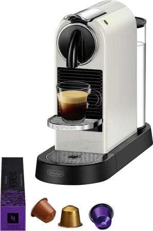 Nespresso Kapselmaschine "CITIZ EN 167.B von DeLonghi, Black", inkl. Willkommenspaket mit 7 Kapseln