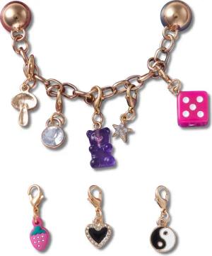 Crocs Schuhanstecker "Jibbitz™ "Custom Charm Chain"", (Set, 5 tlg., Kein Spielzeug. Nicht für Kinder unter 3 Jahren geeignet), Schuh-Dekoration mit Charm-Kette und Anhängern