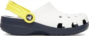 Crocs Pantoletten Retro Sport Classics Clog 211258 Weiß