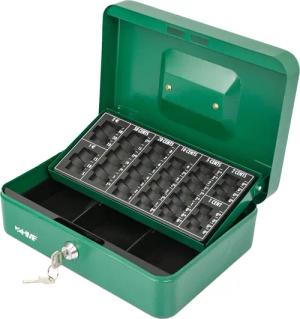 HMF Geldkassette Bargeldkasse mit herausnehmbarem Münzzählbrett