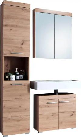 welltime Badmöbel-Set Avena, (Set, 3-St), Badmöbel