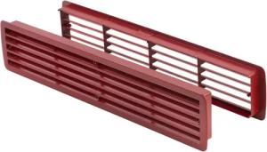 MS Beschläge Lüftungsgitter Kunststoff Türgitter 457x92mm