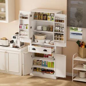 MODFU Hochschrank Multifunktionales,Sideboard (182 cm Hochschrank