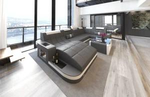 Sofa Dreams Wohnlandschaft Leder Ledercouch Sofa
