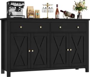 Homfa Sideboard für Küche 140cm Breit,