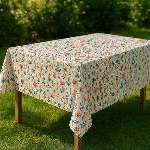 texpot Tischdecke PVC Wachstuch Blumen Blüte